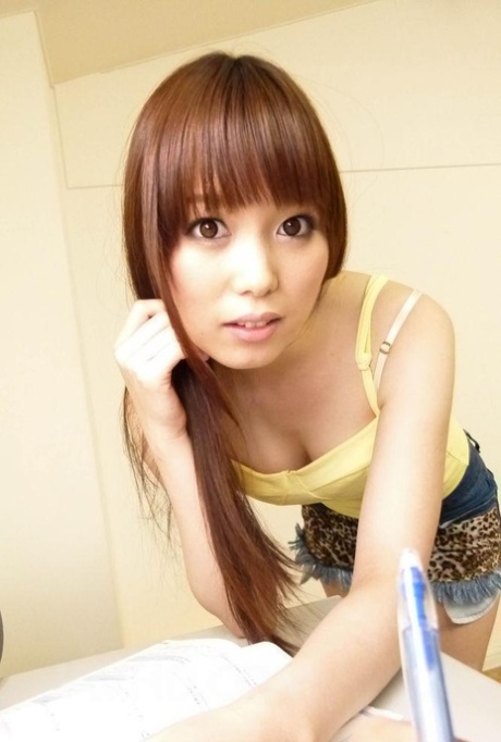 Sweet Japanese girl Moe Sakura receives a creampie during BBG sex 12222769