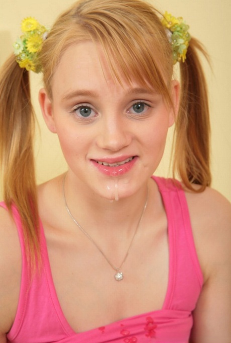 Young looking schoolgirl gets cum on face after 2 boys take her virginity 55782706