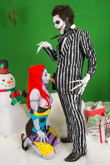Cosplay girl Joanna Angel getting cum on big tits after doggystyle fuck 94297976