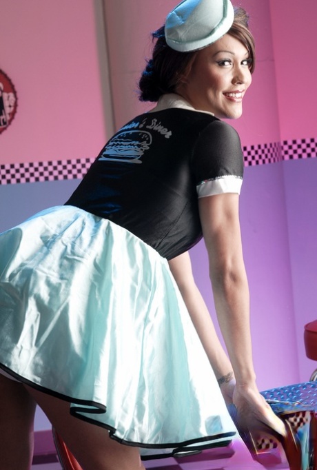 TGirl Pinups performed by Giselle Milani Nude Pictures 77450404