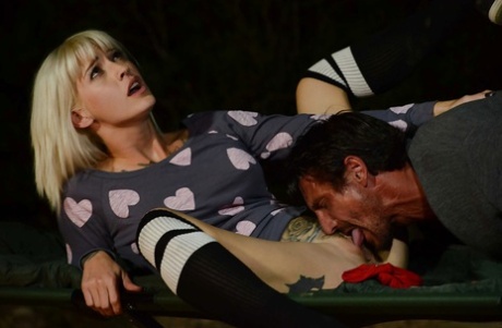 Outdoor sex scene with a marvelous tattooed blondie Kleio Valentien 88398807