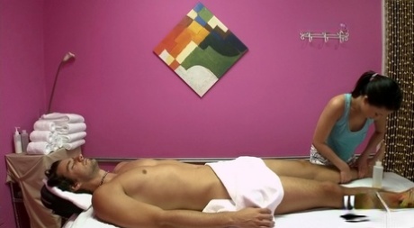 Petite Asian masseuse Sonia Lei giving the best happy ending massage 81048911