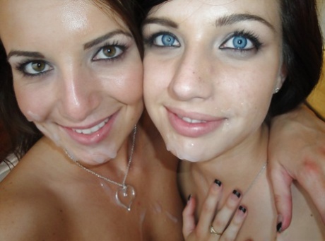 Jenna Rose and Mary Jane Johnson eat out each other while getting fucked 82745635